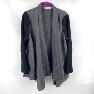 Staring At Stars wool open front cardigan jacket sweater top color block medium